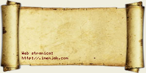 Janoš Crnogorac vizit kartica